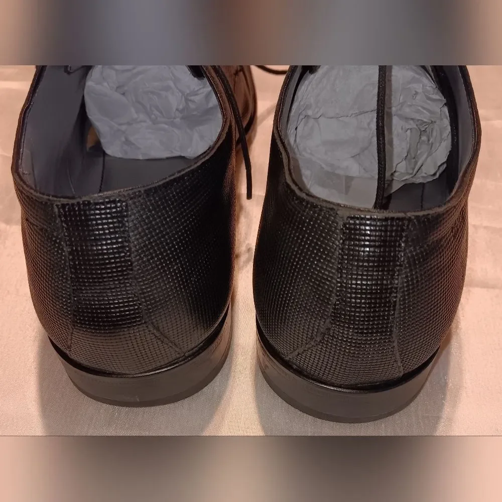 Hugo Boss Textured Leather Oxford Men's Size 10